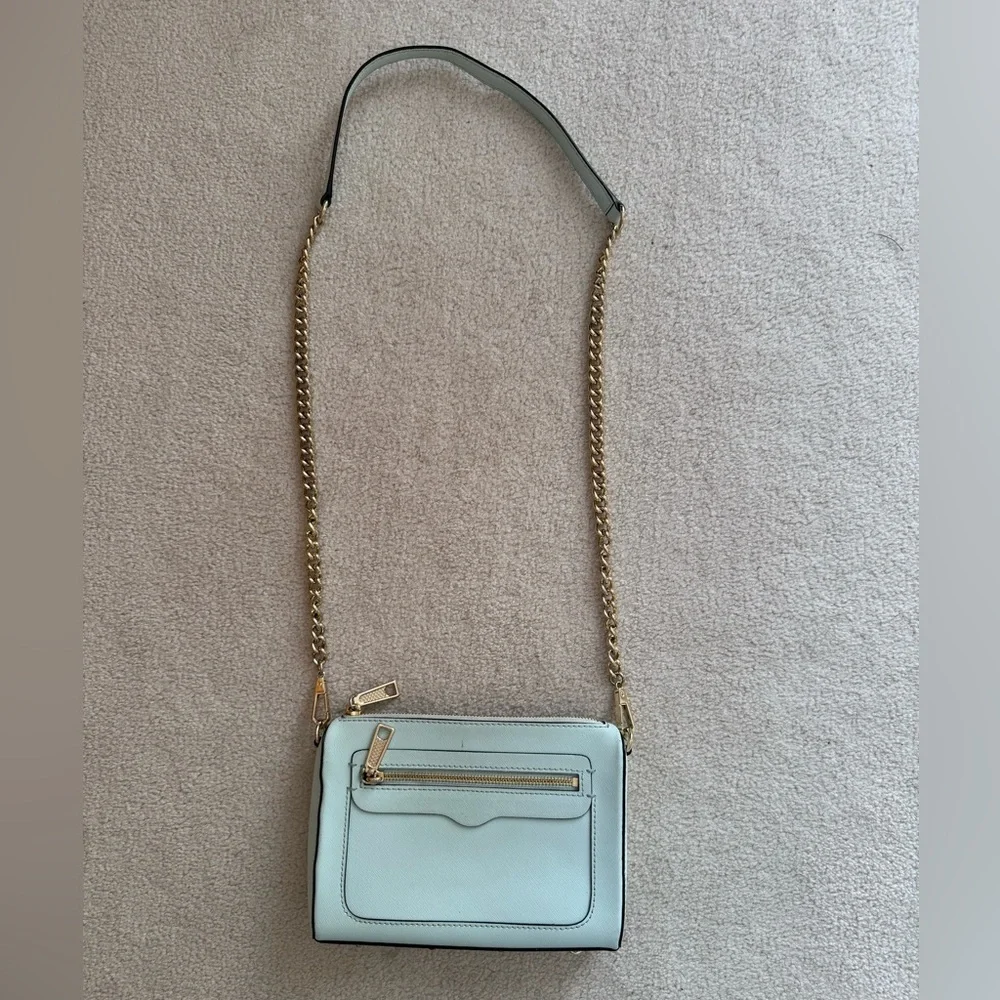 ***BRAND NEW*** Rebecca Minkoff Avery Mint Green Crossbody bag - Picture 3 of 7